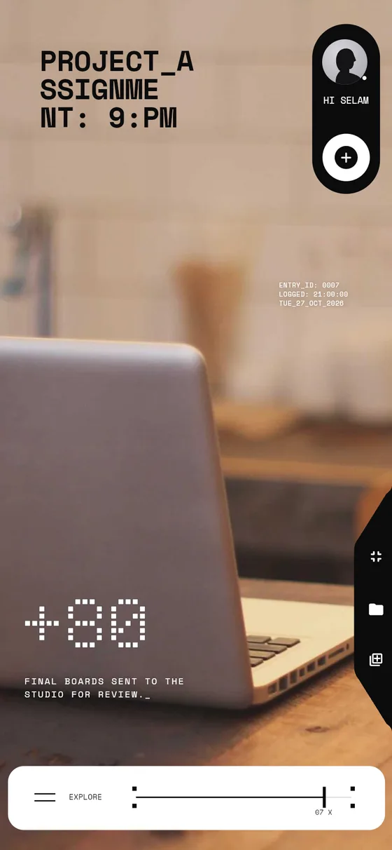A moment, full screen