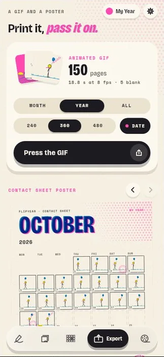 Exporting a GIF