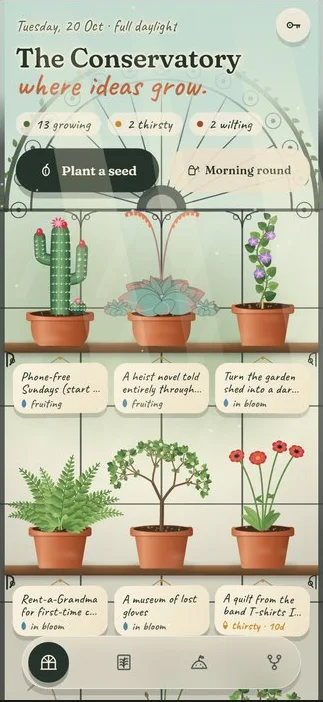 The conservatory
