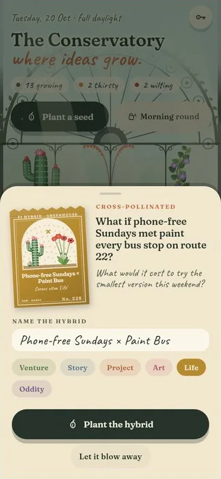 Planting a hybrid