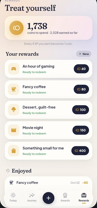 Rewards shop