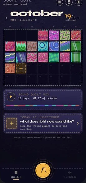 October's quilt