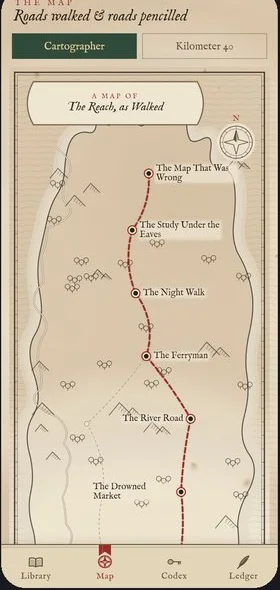 The route so far