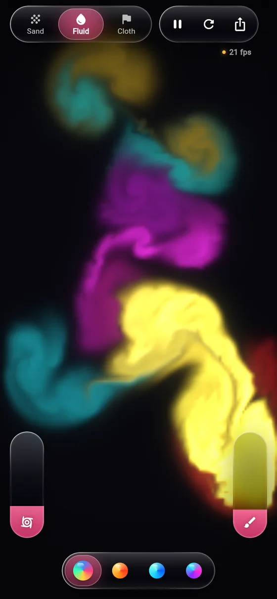 Glowing ink
