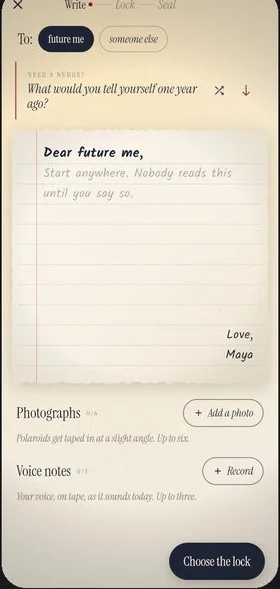 Writing a letter