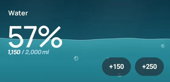 Live home-screen widget