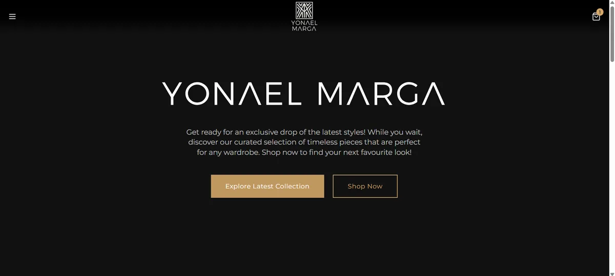 Yonaell E-commerce website